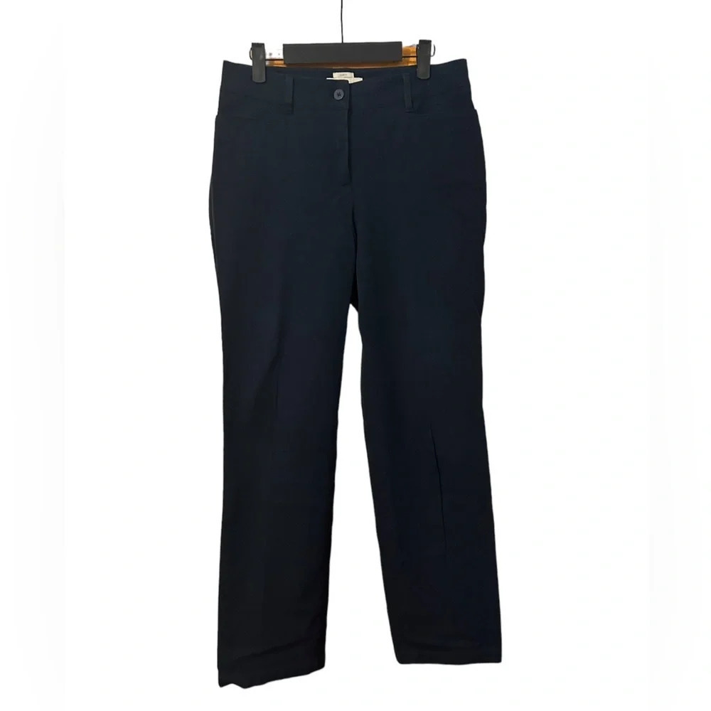 TALBOTS NAVY BLUE CURVY TROUSERS